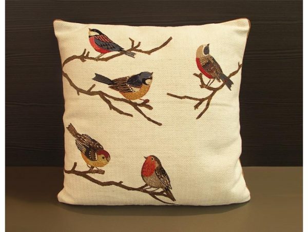 Coussin Iosis Oiseaux Carré