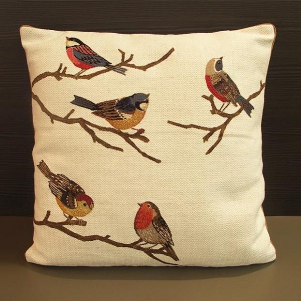 Coussin Iosis Oiseaux Carré