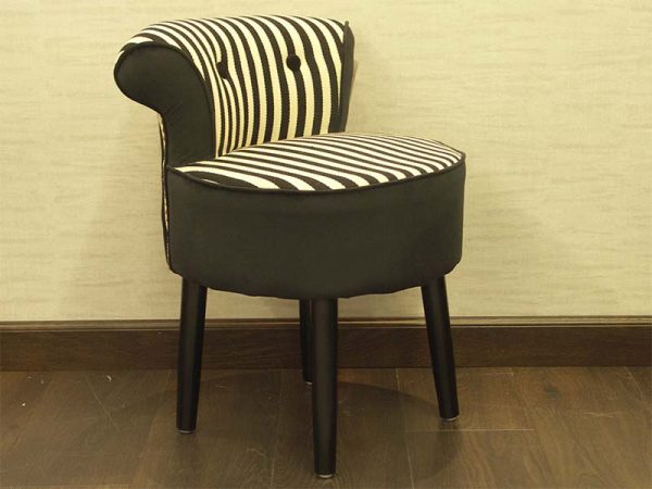 Fauteuil crapaud Wheel Athezza noir / Rayures