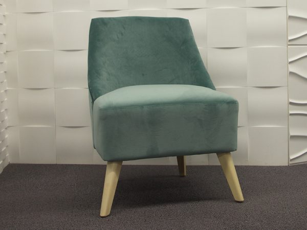 Fauteuil Crawford Velours Vert Hanjel