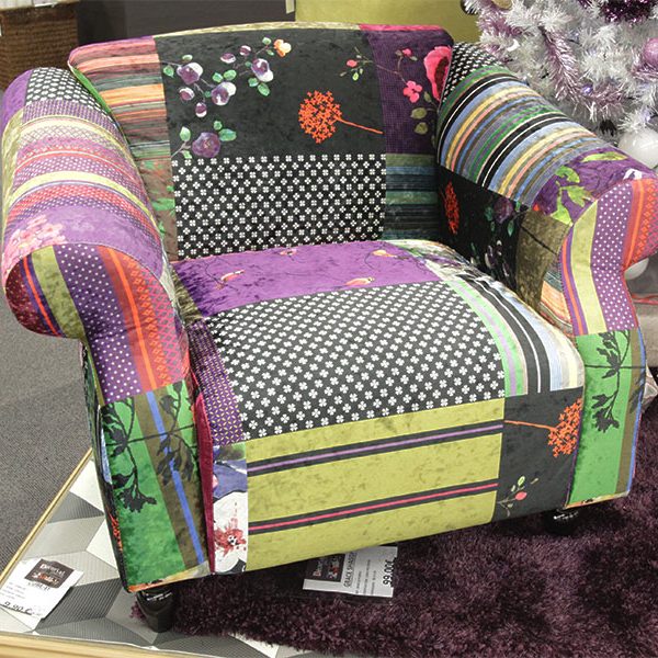 Fauteuil multi couleur Géant