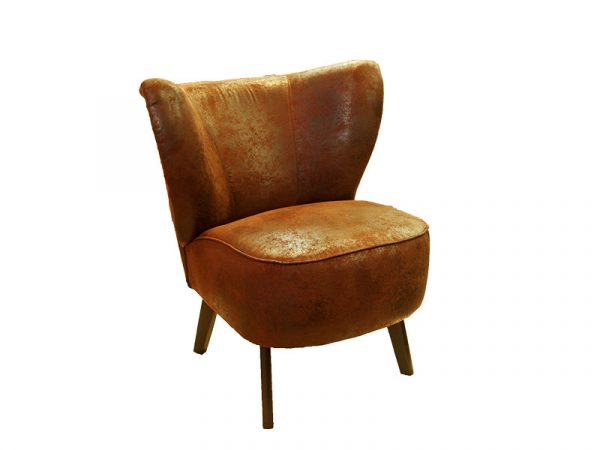 Fauteuil Lili effet cuit vieilli