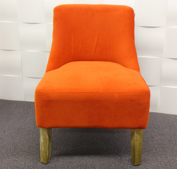 fauteuil Hanjel orange brun