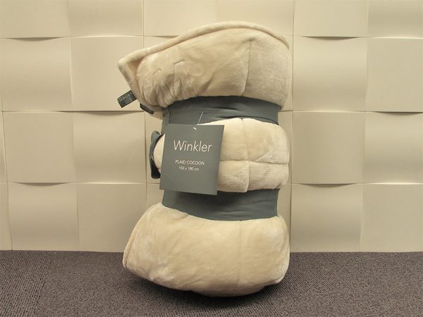 Plaid Cocoon Winkler Ivoire