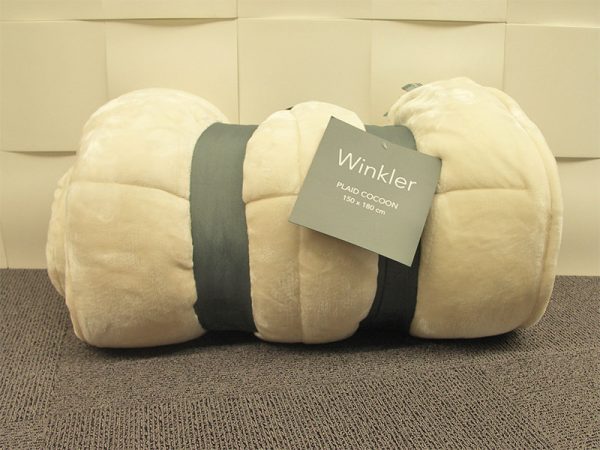 Plaid Cocoon Winkler Ivoire