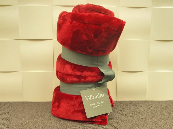 Plaid Cocoon Winkler Rouge