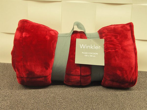 Plaid Cocoon Winkler Rouge