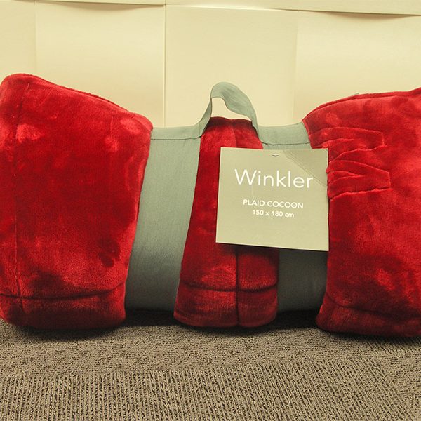 Plaid Cocoon Winkler Rouge