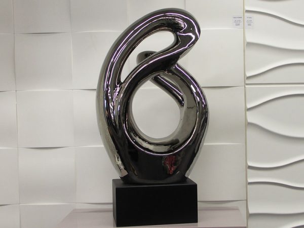 Sculpture Argent Déco Cadr'Aven