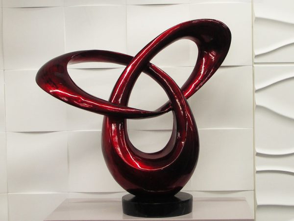 Sculpture déco Rouge Cadr'Aven
