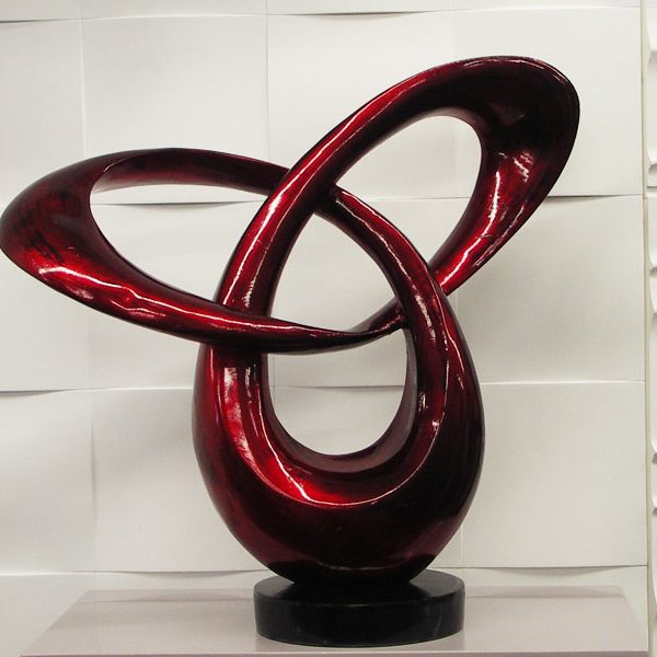Sculpture déco Rouge Cadr'Aven