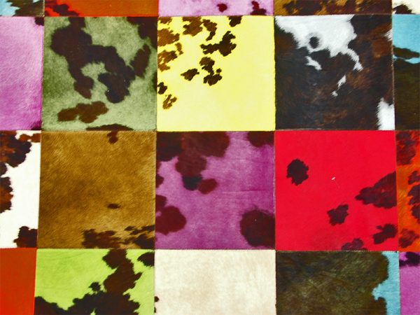 Tapis Tergus Patchwork peau de vache