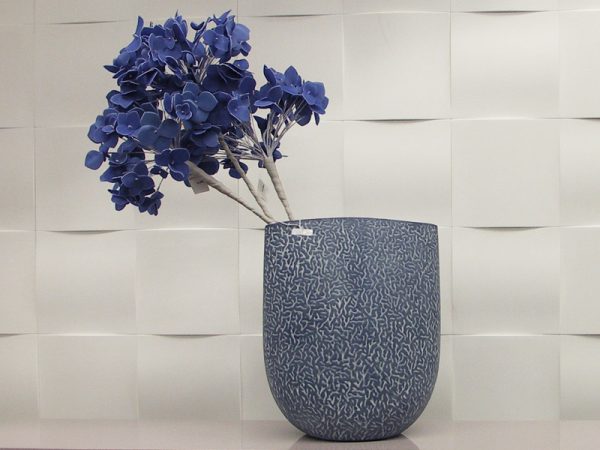 vase bleu