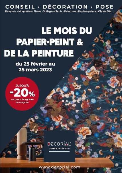 Le mois du papier peint & de la peinture<br />
-20%